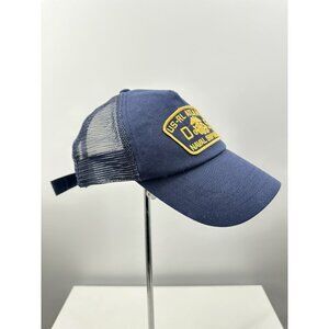 Polo Ralph Lauren Hard To Find Navy Patch Mesh Baseball Hat (B-2)